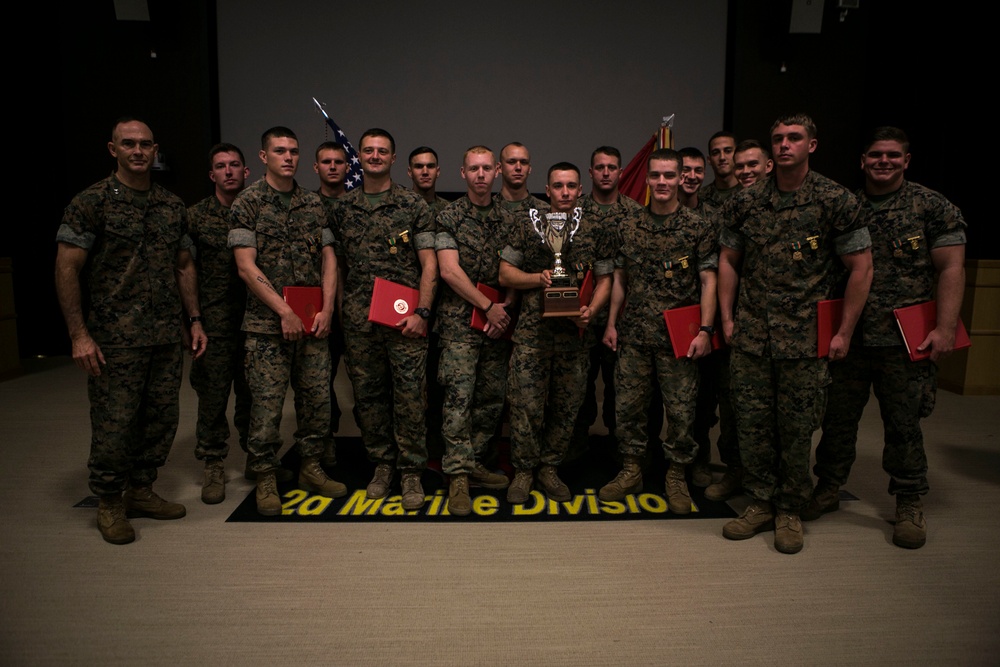 2016 2d MARDIV Infantry Rifle Squad Competition Award Ceremony