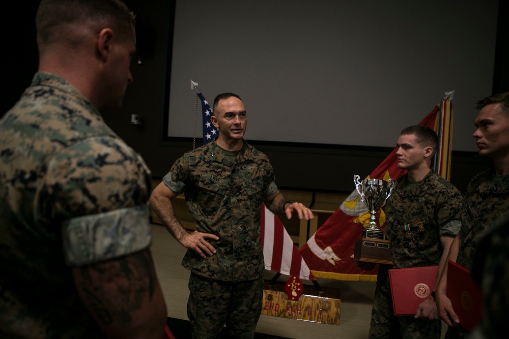 2016 2d MARDIV Infantry Rifle Squad Competition Award Ceremony