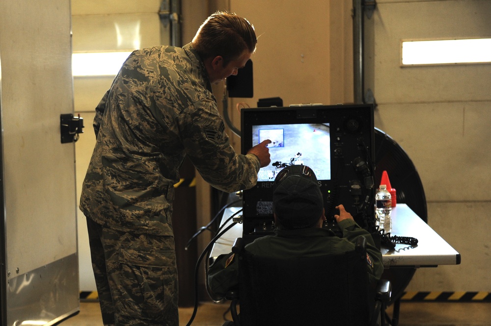 Pilot for a day visits Little Rock AFB