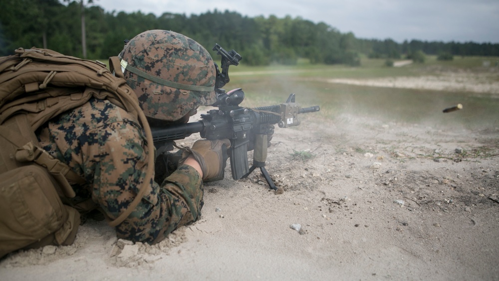 2d MARDIV Infantry Rifle Squad Competition Fire Movement Range