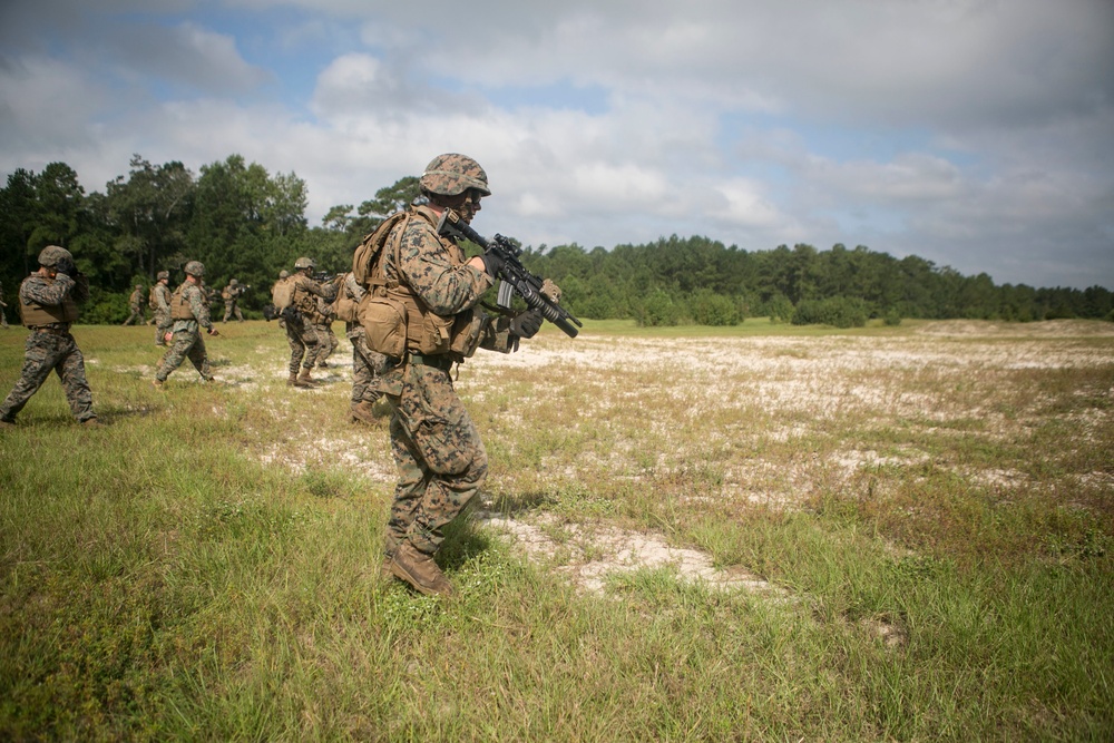 2d MARDIV Infantry Rifle Squad Competition Fire Movement Range