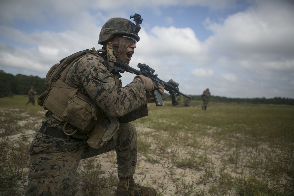 2d MARDIV Infantry Rifle Squad Competition Fire Movement Range