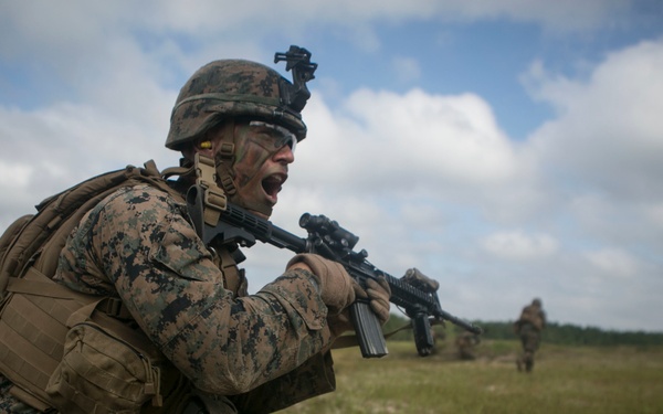 2d MARDIV Infantry Rifle Squad Competition Fire Movement Range