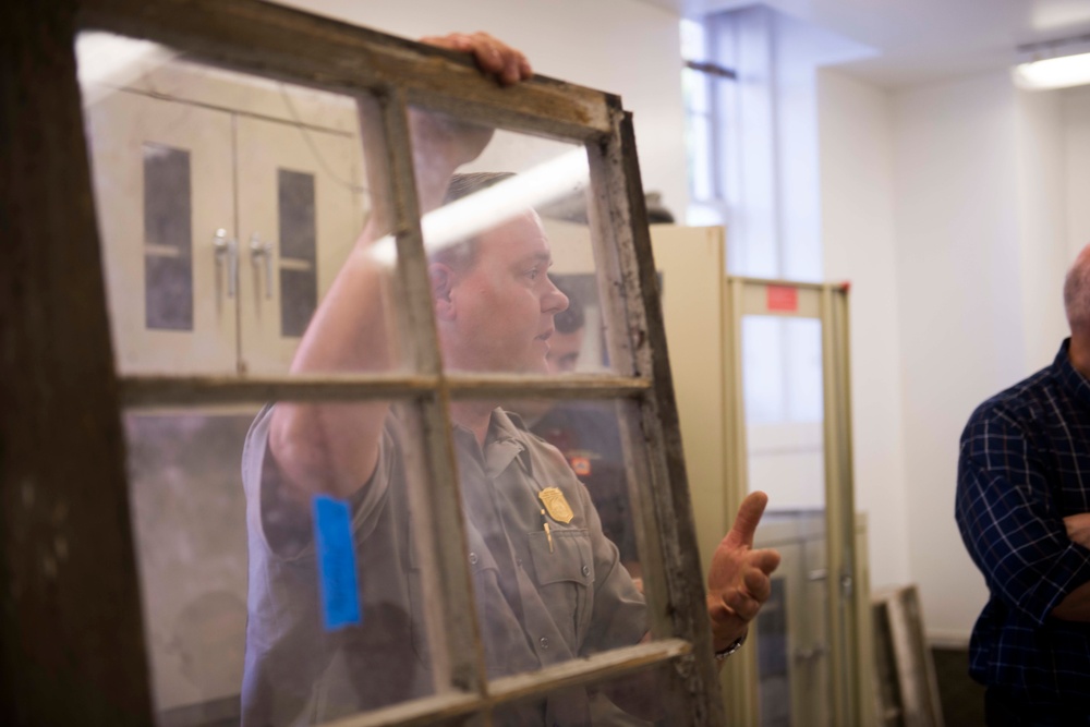 Arlington National Cemetery employees learn from National Park Service Historic Preservation Training Center employees