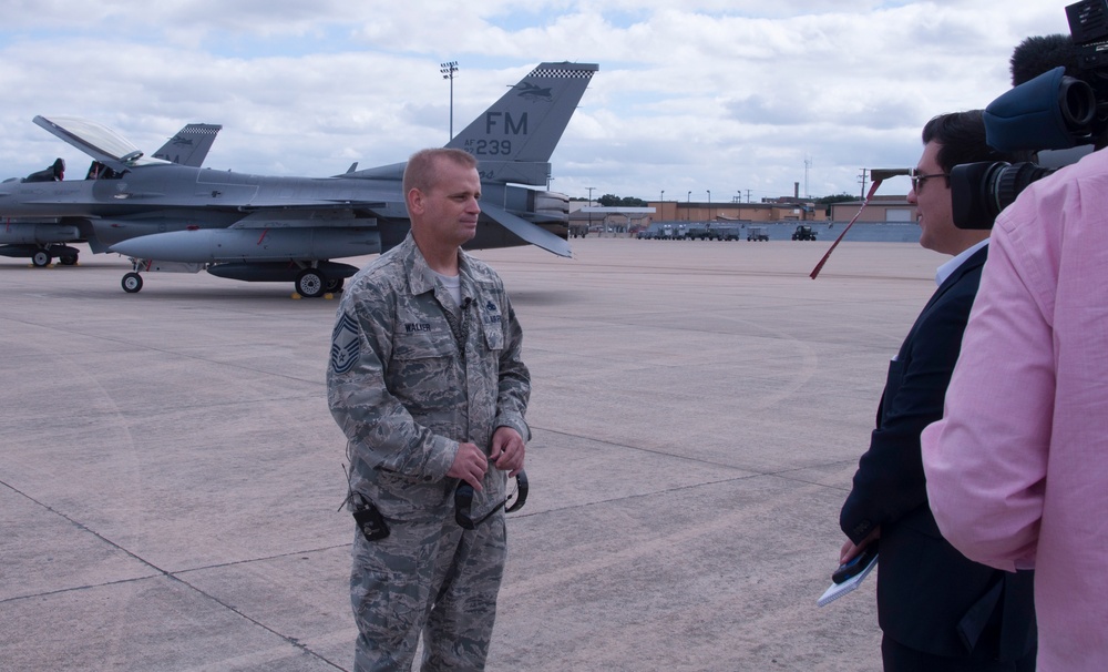 Airman interviewed about relocation of aircraft