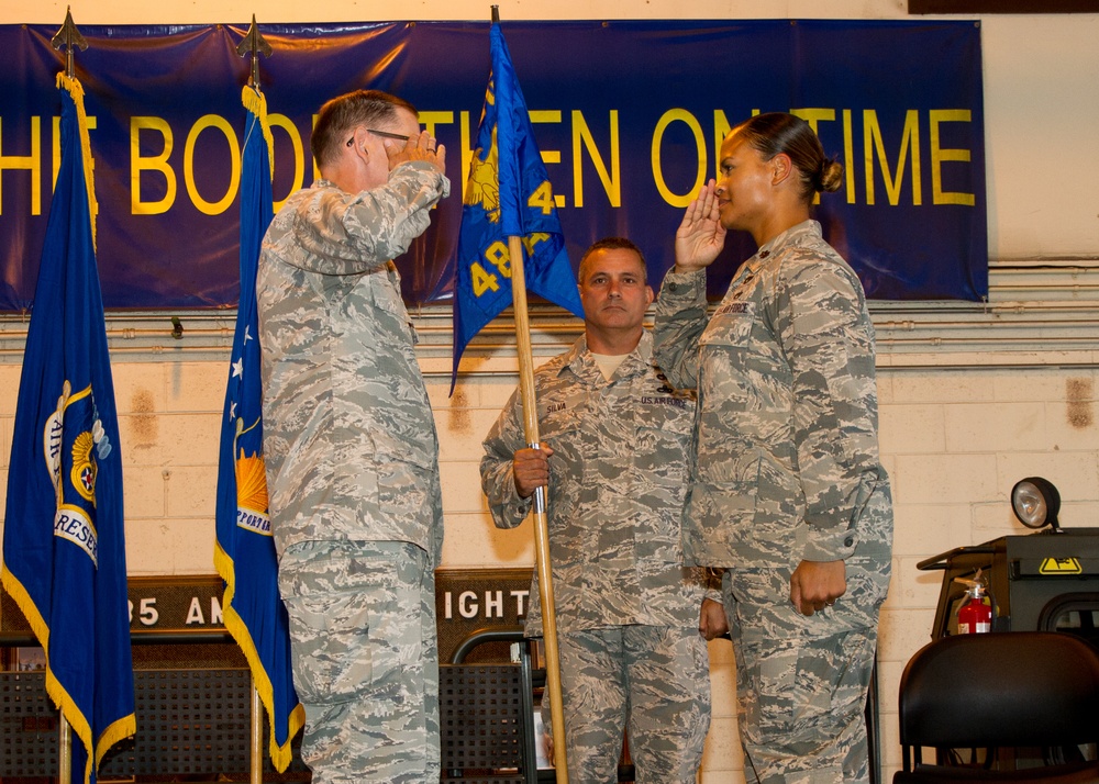 48th Aerial Port Squadron Assumption of Command