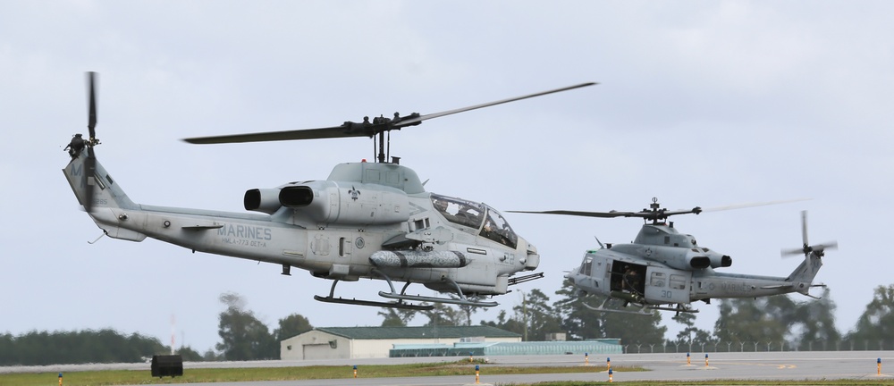 HMLA-773 supports 10th Marines