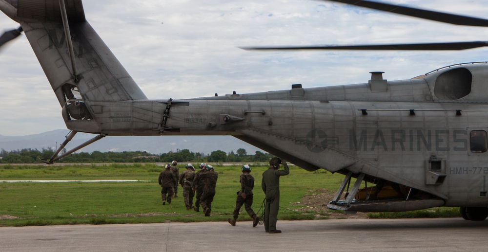 Joint Task Force Matthew arrives in Haiti to provide relief efforts