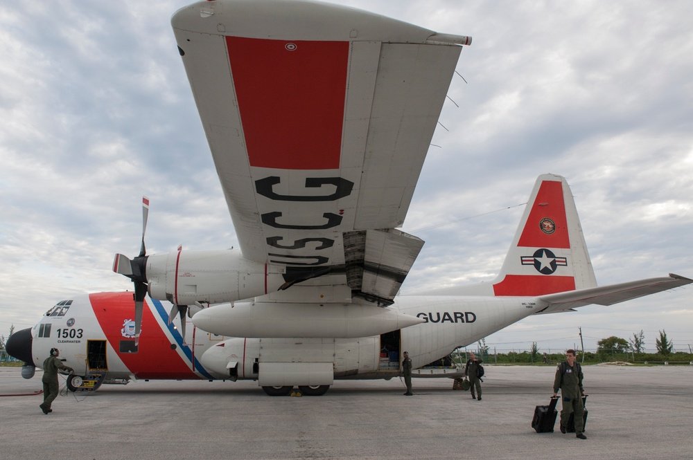 Coast Guard transports medical supplies, personnel to support Hurricane Matthew relief efforts
