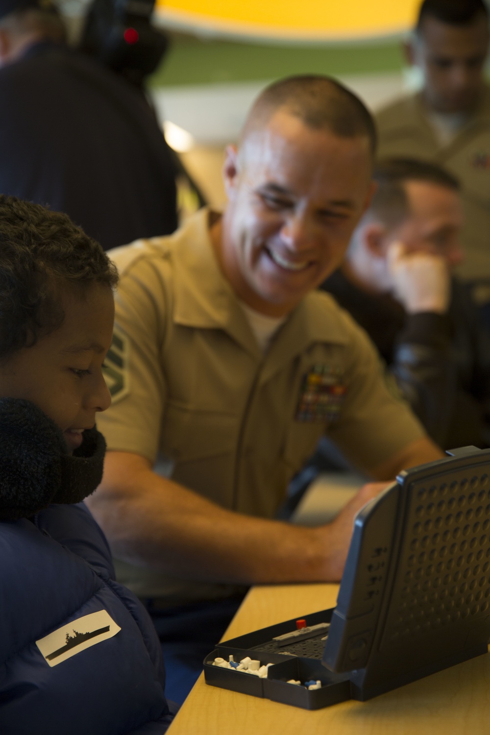 Marines, Sailors visit childrens hospital
