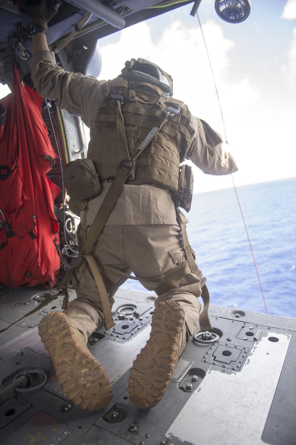 USS Coronado and HSC-23 conduct flight operations in 7th Fleet