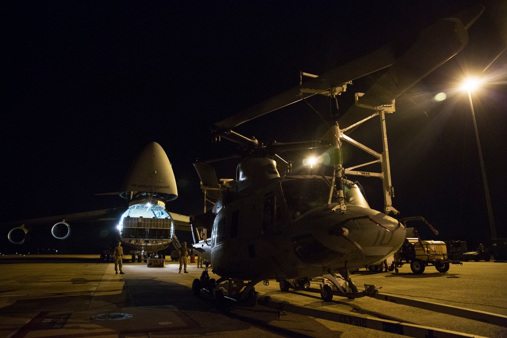 Mission Complete: UH-1Y Venom helicopters homeward bound