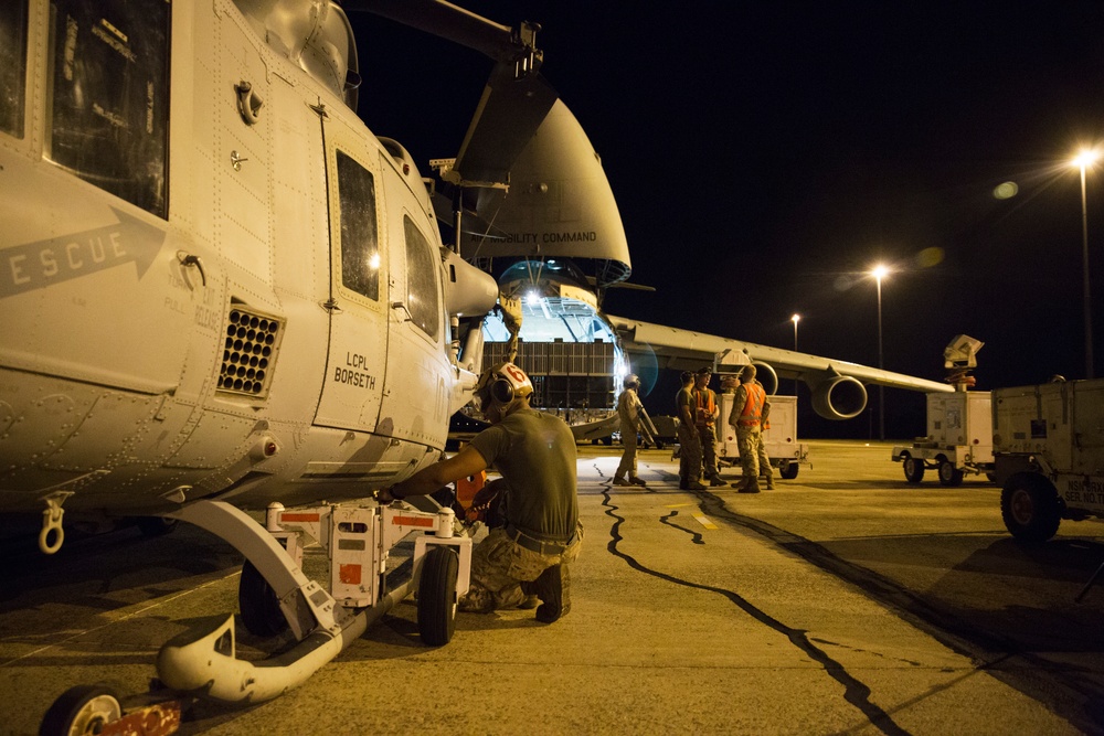 Mission Complete: UH-1Y Venom helicopters homeward bound