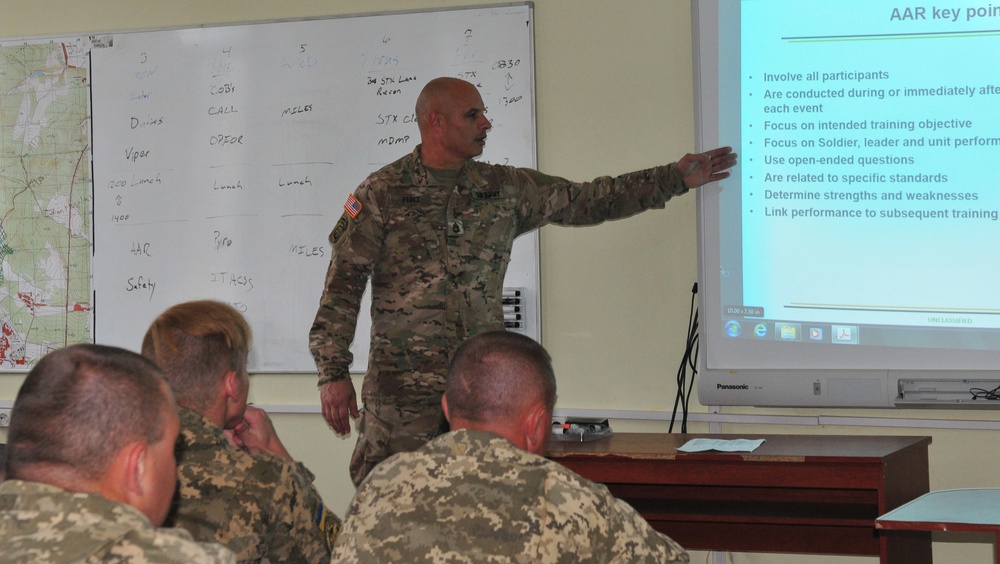 7th Army Training Command instructs future Ukrainian Observer Coach Trainers