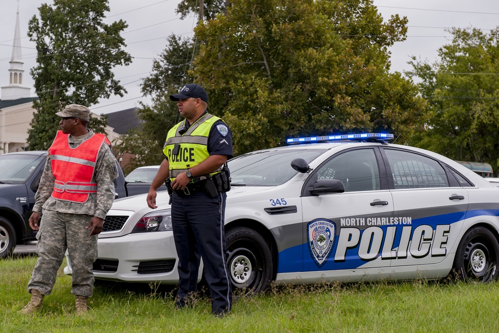 S.C. Guard Assist With Hurricane Matthew Preparations