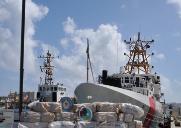 Coast Guard offloads $36 million worth of cocaine in San Juan, Puerto Rico following interdiction in the Caribbean Sea