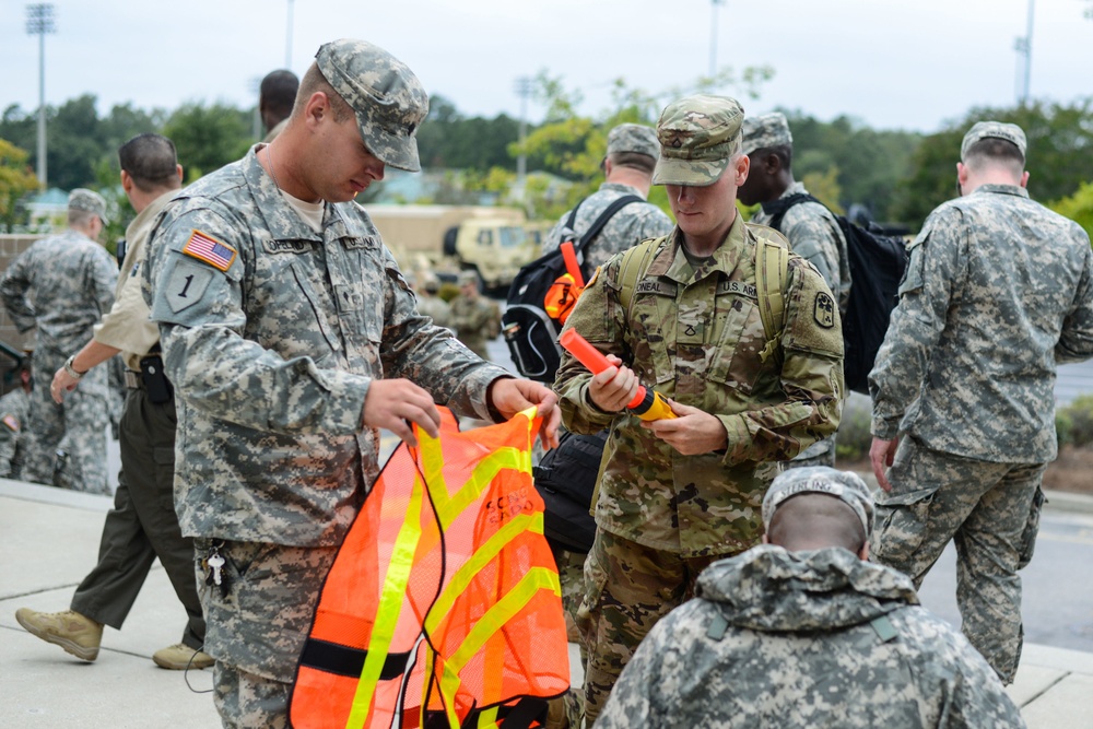 SC National Guard Hurricane Matthew Emergency Response
