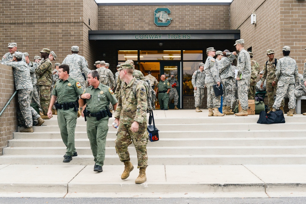 SC National Guard Hurricane Matthew Emergency Response