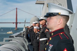 Parade of Ships at San Francisco Fleet Week