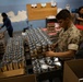 Marines volunteer at food bank