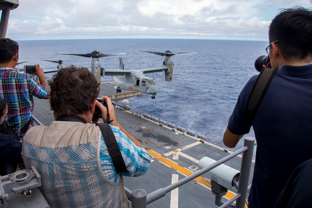 USS Bonhomme Richard (LHD 6) PHIBLEX Media Tour