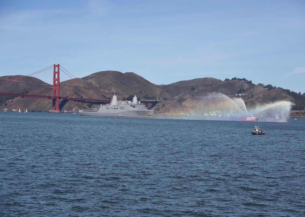 Parade of Ships at San Francisco Fleet Week