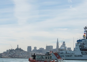 Coast Guard patrols during Fleet Week San Francisco air show