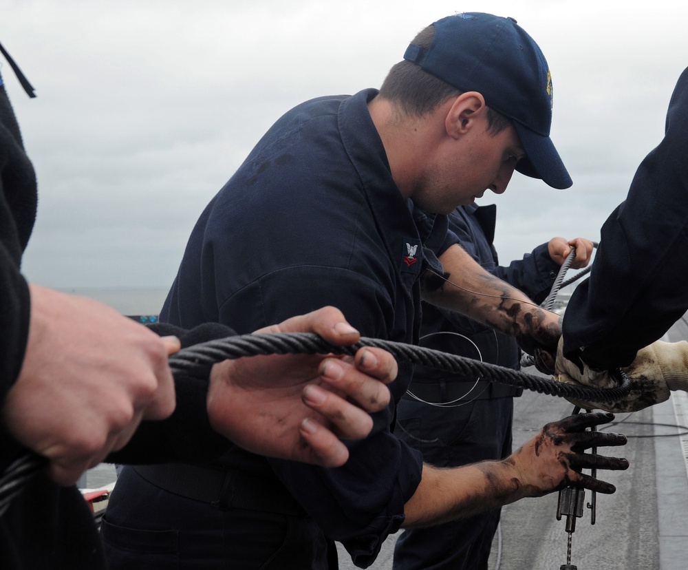 GHWB is in port at Naval Station Norfolk following the completion of Tailored Ship's Training Availability and Final Evaluation Problem (TSTA/FEP).