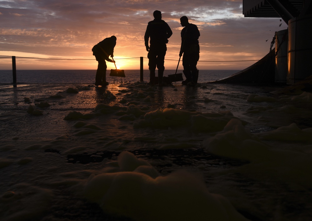 Nimitz Sailors test AFFF