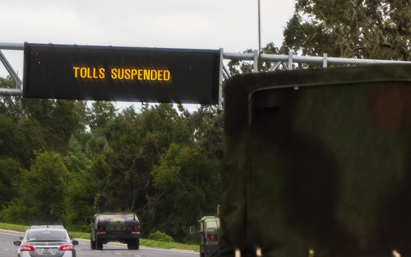 Florida National Guard conduct reconnaissance of Hurricane Matthew damage
