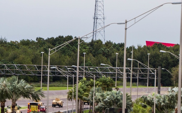 Florida National Guard conduct reconnaissance of Hurricane Matthew damage