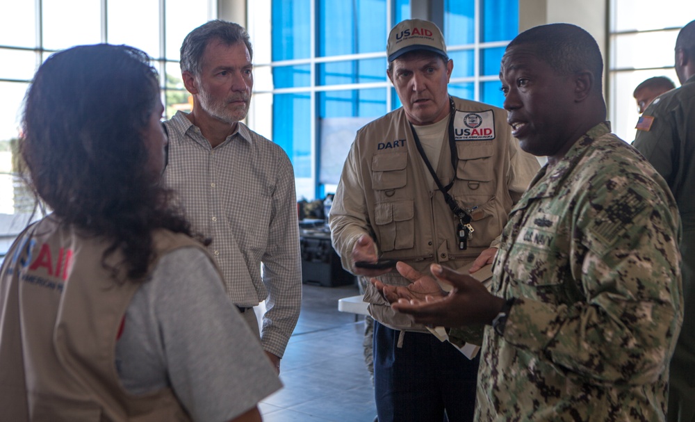 JTF Matthew commander meets with U.S. Ambassador to Haiti, USAID
