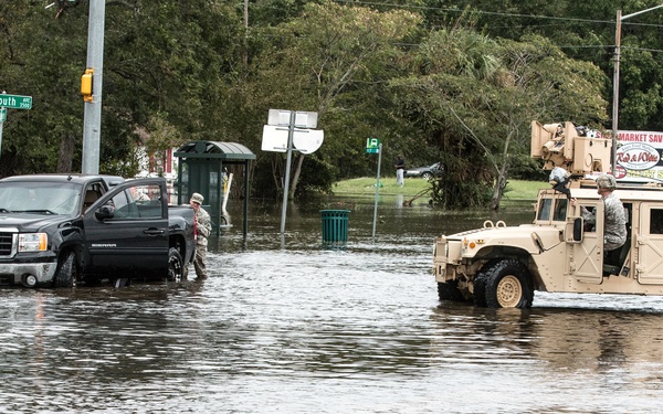 Georgia National Guard responds to Hurricane Matthew
