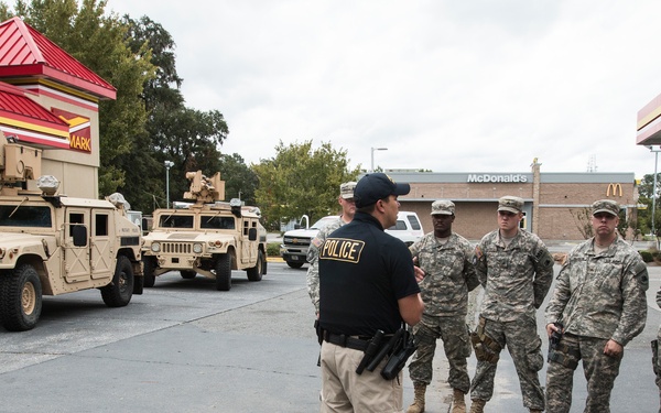 Georgia Army National Guard Hurricane Matthew Relief Efforts