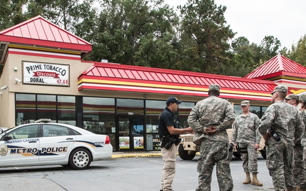 Georgia National Guard Hurricane Matthew Relief Effort
