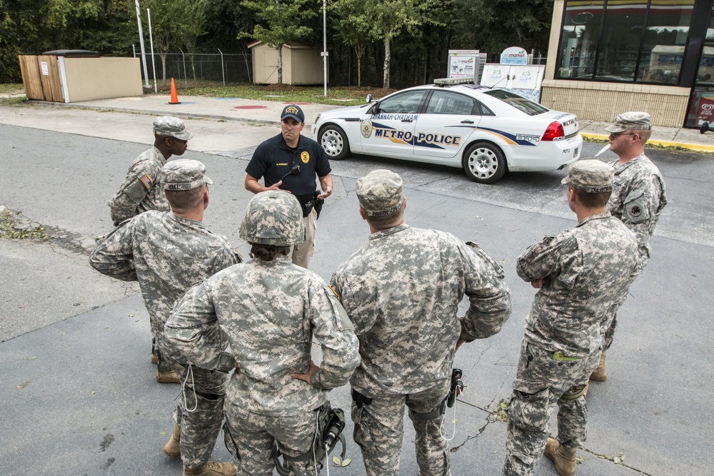 Georgia Army National Guard, Hurricane Matthew Relief Effort