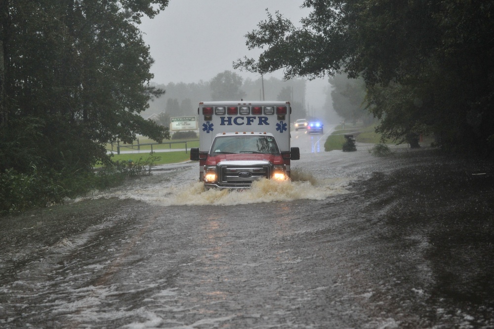 SC National Guard Hurricane Matthew Emergency Response