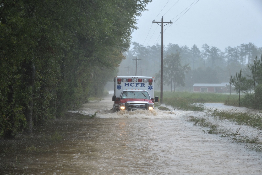 SC National Guard Hurricane Matthew Emergency Response