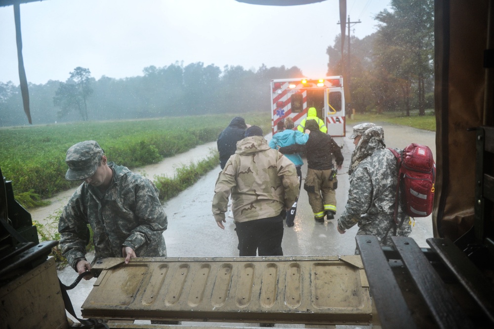 SC National Guard Hurricane Matthew Emergency Response