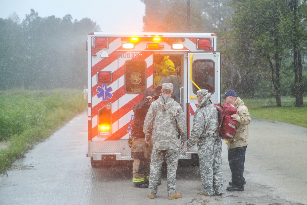 SC National Guard Hurricane Matthew Emergency Response