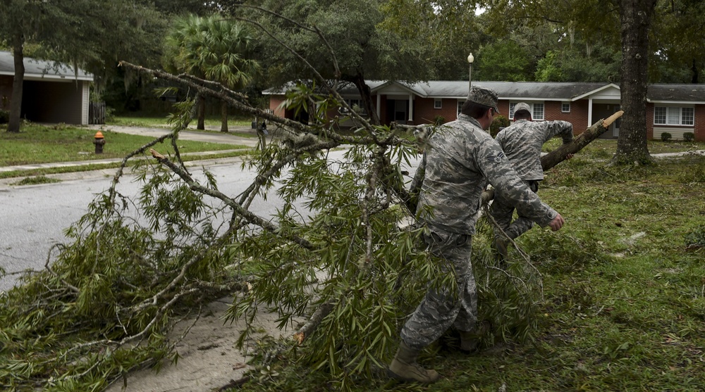 Joint Base Charleston Recovers from Hurricane Matthew