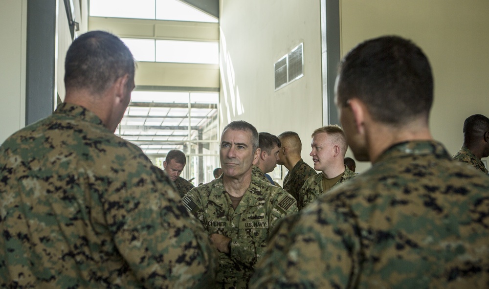 Rear Adm. Roy Kitchener visits JTF Matthew