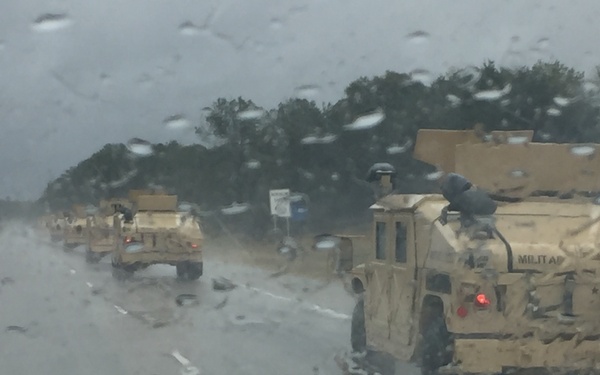 Riding into the storm