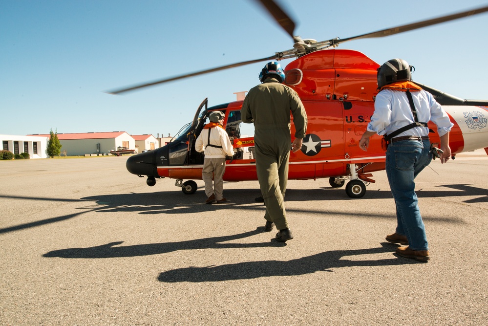 Coast Guard respond from Hunter Army Airfield following Hurricane Matthew