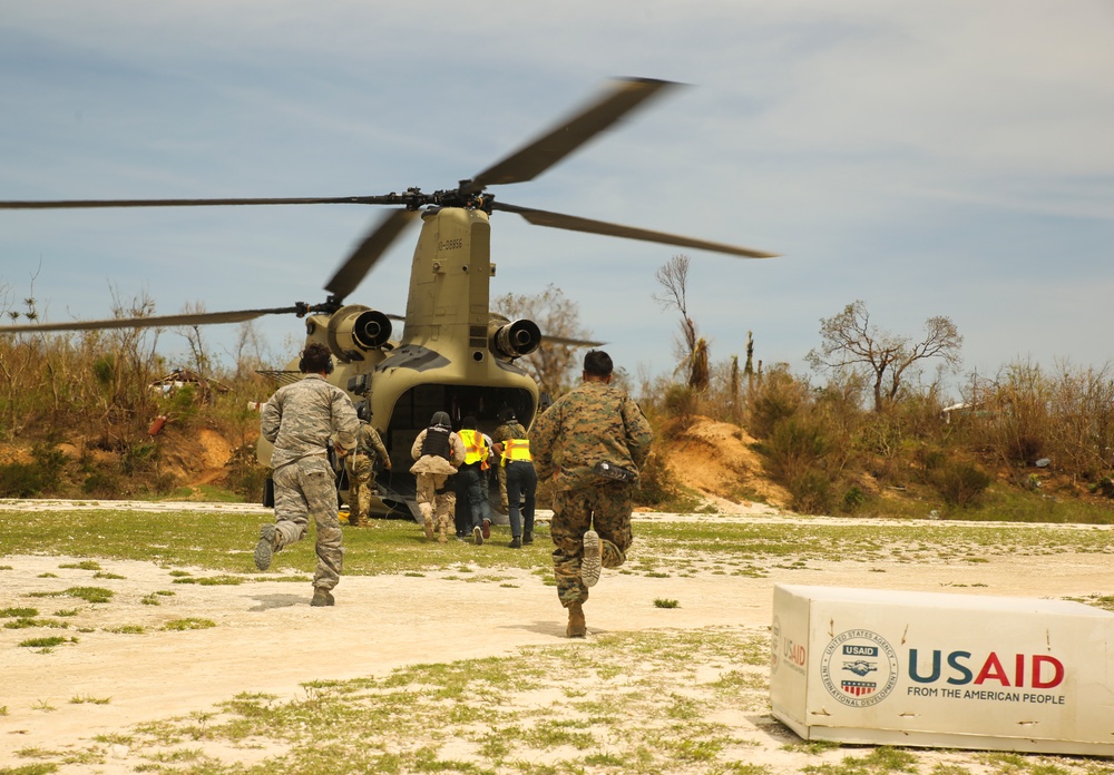 Joint Task Force Matthew delivers supplies to victims of Hurricane Matthew