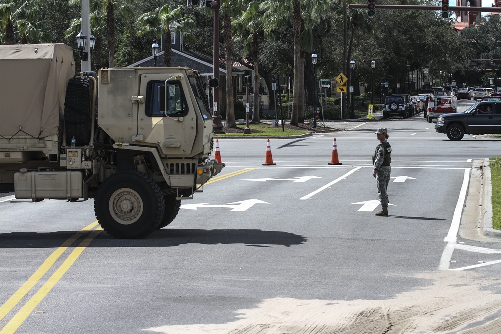 Florida National Guard Soldiers support local law enforcement