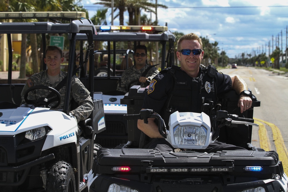 Florida National Guard Soldiers support local law enforcement