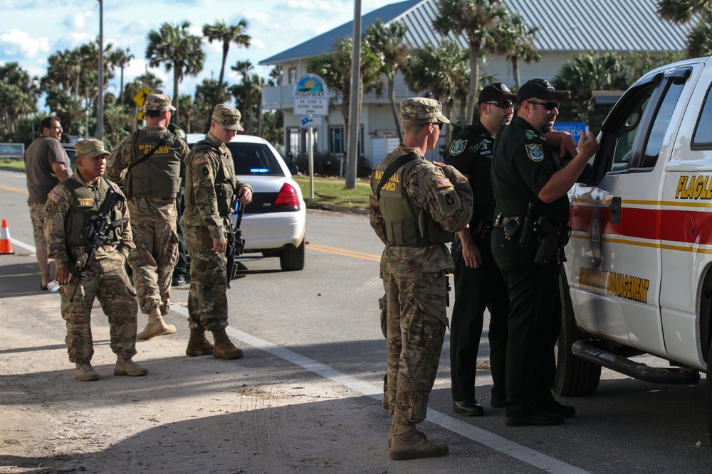 Florida National Guard Soldiers support local law enforcement