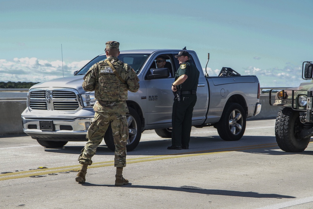 Florida National Guard Soldiers support local law enforcement