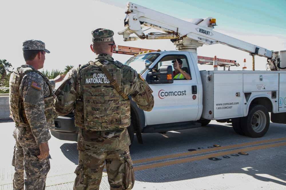 Florida National Guard Soldiers support local law enforcement